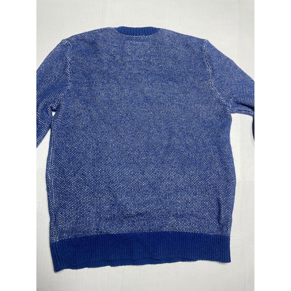Hollister Women Sweater Blue White‎ Knit Crew Neck Long Sleeve Size S - Picture 7 of 8